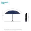 UV Protection Umbrella, Three-Fold Sun And Rain Umbrella, Black Gel Folding Three-Fold Umbrella, Dark Blue