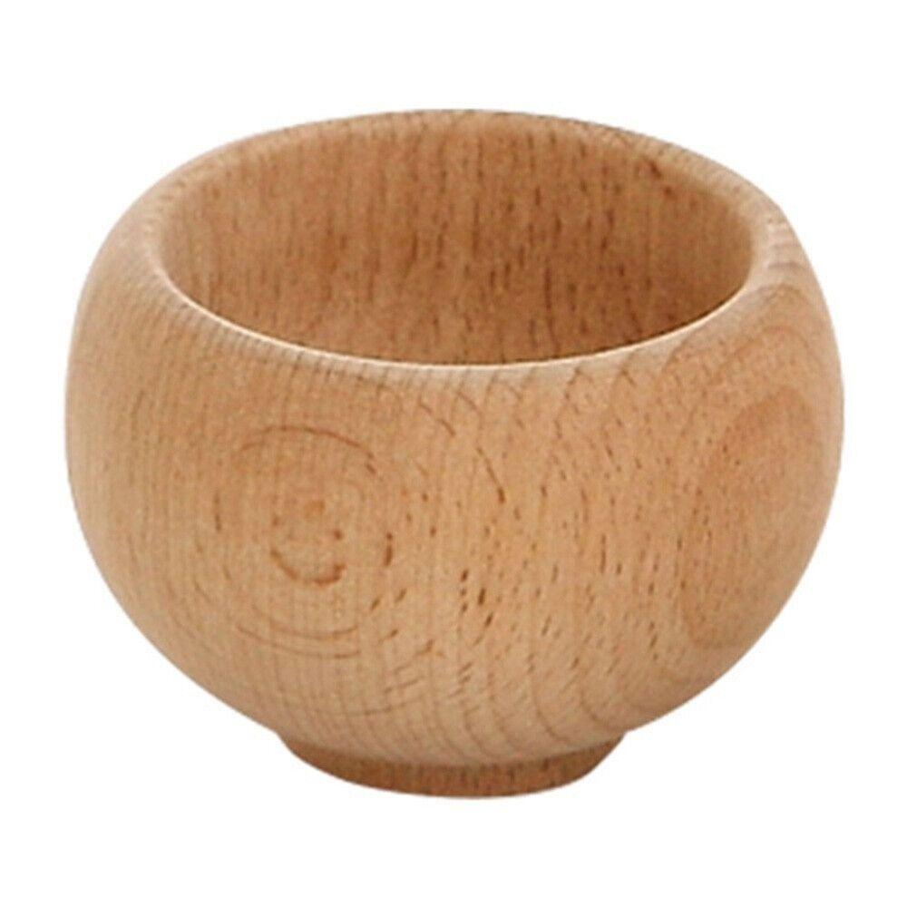 Recessed Structure Wooden Pin Cushion Base Needle Cushion Holder Embroidery Accessories
