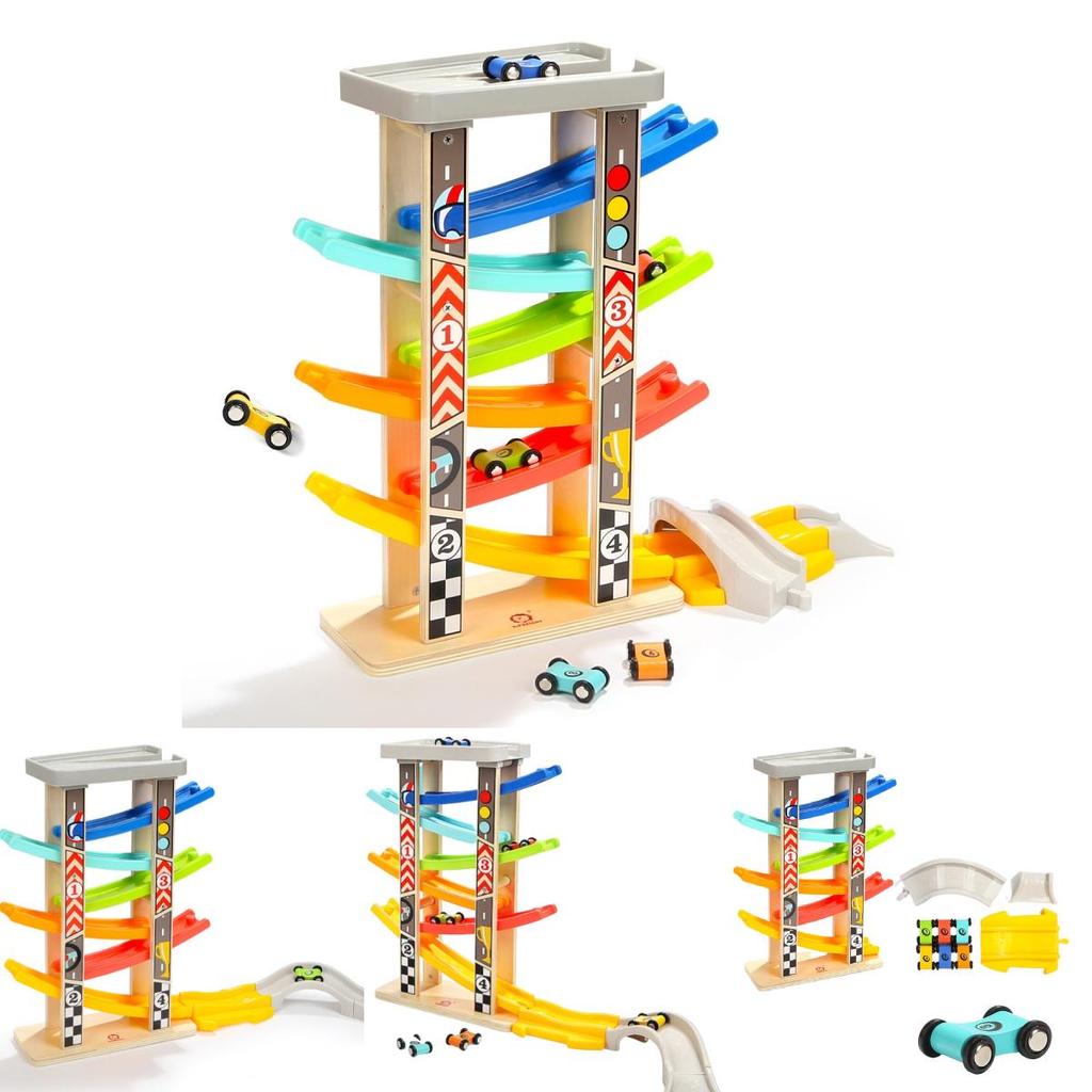 Special Baby Gliding Track Car Toy Wooden Material Non-electric 31*10.8*25.4