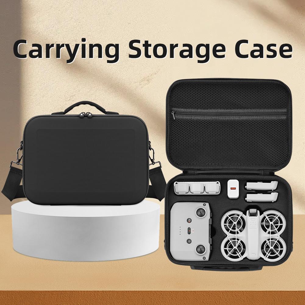 Protective Bag Shockproof Travel Shoulder Bag Waterproof Dustproof Handbag Drop-resistant with Shoulder Strap for DJI Neo Drone