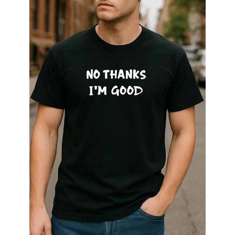 

European Size Trendy and Short-sleeved T-shirt with Text Print Creative Letter Pattern, Round-neck Top, Suitable for Daily and Home Wear 4XL чорний