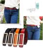 Cinturón de cintura rectangular de cuero genuino para mujer con hebilla lisa - Cinturón versátil casual de piel de vaca para pantalones