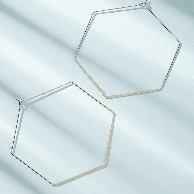 IF ME Trendy Geometirc Gold Round Hoop Earrings Set for Women Big Leopard Resin Hoop Earrings Accessories Jewelry Party