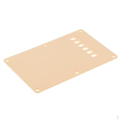 6-Loch-Gitarren-Tremolo-Hohlraumabdeckung, Rückplatte für E.