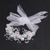 Sweet Performance Hair Accessories For Women Girls Elegant Headwear Kids Fairy Pearl Flower Hair Hoop Wedding Headbands Gifts