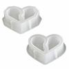 Two Grid DIY Silicone Mold Creative Candle Cup Molds Unique Candlestick Mold  Home Decor