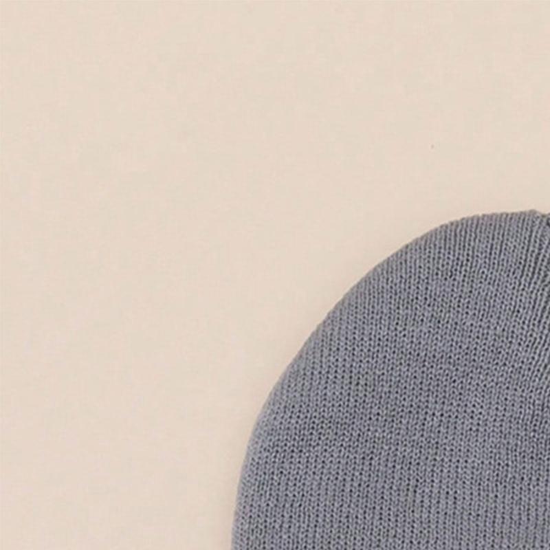 Knitted Hat Cartoon Embroidery Baby Bonnet Caps Hat Winter Warm Hat Beanie Caps for Baby Toddler Children Breathable Hat