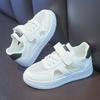 Children's casual mesh shoes 2025 spring new popular breathable single mesh shoes low-top sports little white shoes boys shoes