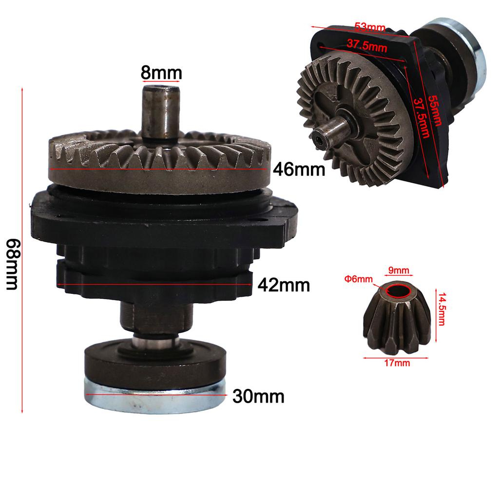FF03-100A Gear Assembly Angle Grinder Gear Assembly Power Tool Replacement Stable Performance Gear Assembly Easy To Use Assembly
