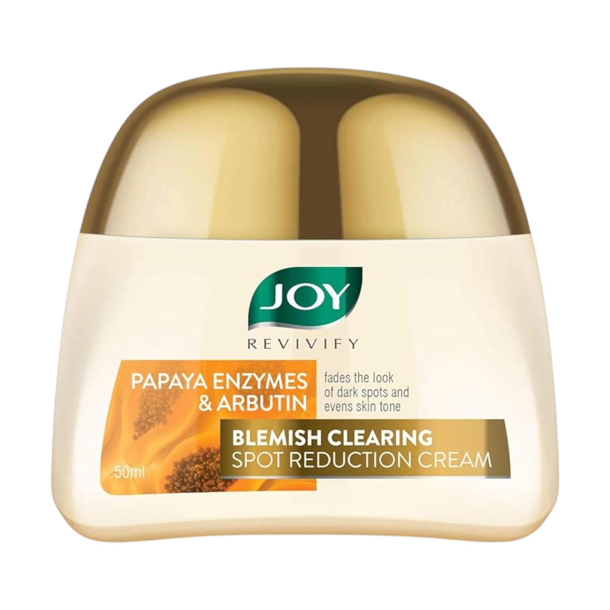 

JOY Revivify Арбутин Папайя Крем для уменьшения пигментных пятен 50 мл Упаковка для осветления кожи и против старения