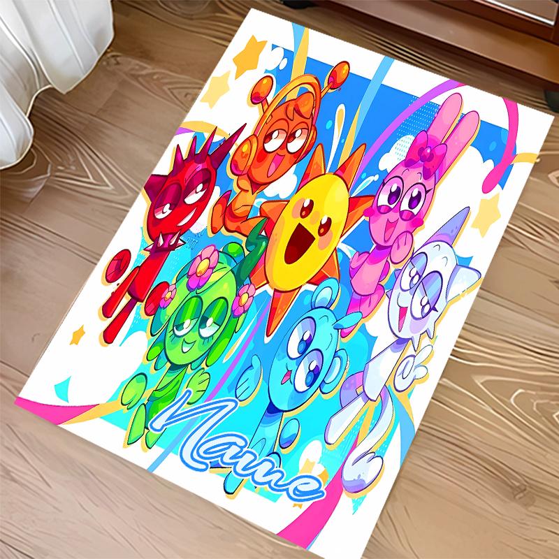 Custom personalization Game Sprunki Print Area Rug - Soft, Washable Non-Slip Indoor Mat,Living Room,Home&Office Decorative Rug