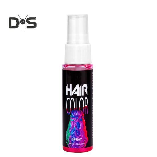 

30 мл одноразовая краска для волос в спрее быстросохнущая натуральная растительная краска для мужчин и женщин временная мгновенная краска для волос краситель для Хэллоуина косплей вечеринка макияж реквизит
