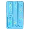 Easy to Use Silicone Mold Holographic Laser Bookmark Mold Resuable Making Molds Ribbon Casting Mould for Bookstores