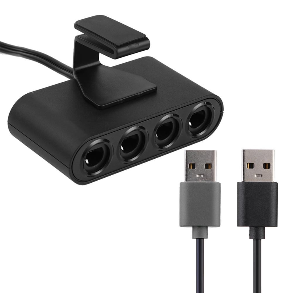

4-портовый конвертер для контроллеров GameCube GC USB-адаптер Конвертер для Nintend Switch GC/Wiiu/ПК 91*48*25мм