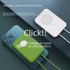 iPhone 12 MagSafe Silicone Protective Cover with Hand Strap for Mobile Power Shell