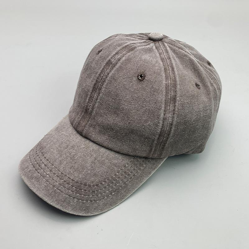 Classic Solid Color Fashionable Men'S And Women'S Baseball Caps Cotton Versatile Simple Sports Comfortable Breathable Sun Caps