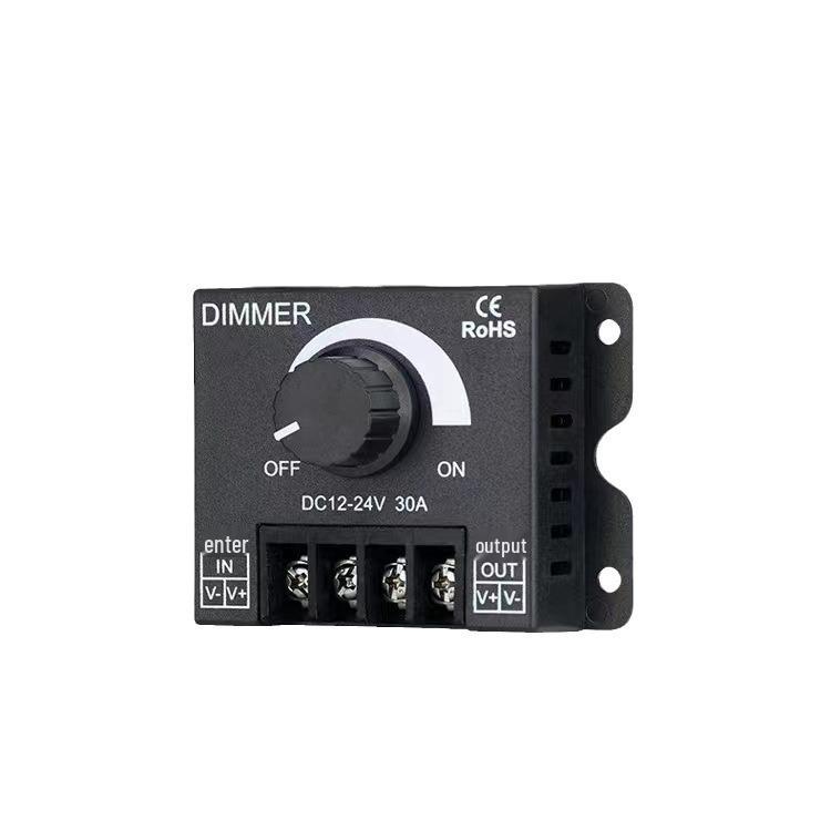 Manual Rotary LED Dimmer Controller for Adjustable Brightness (5V/12V/24V)