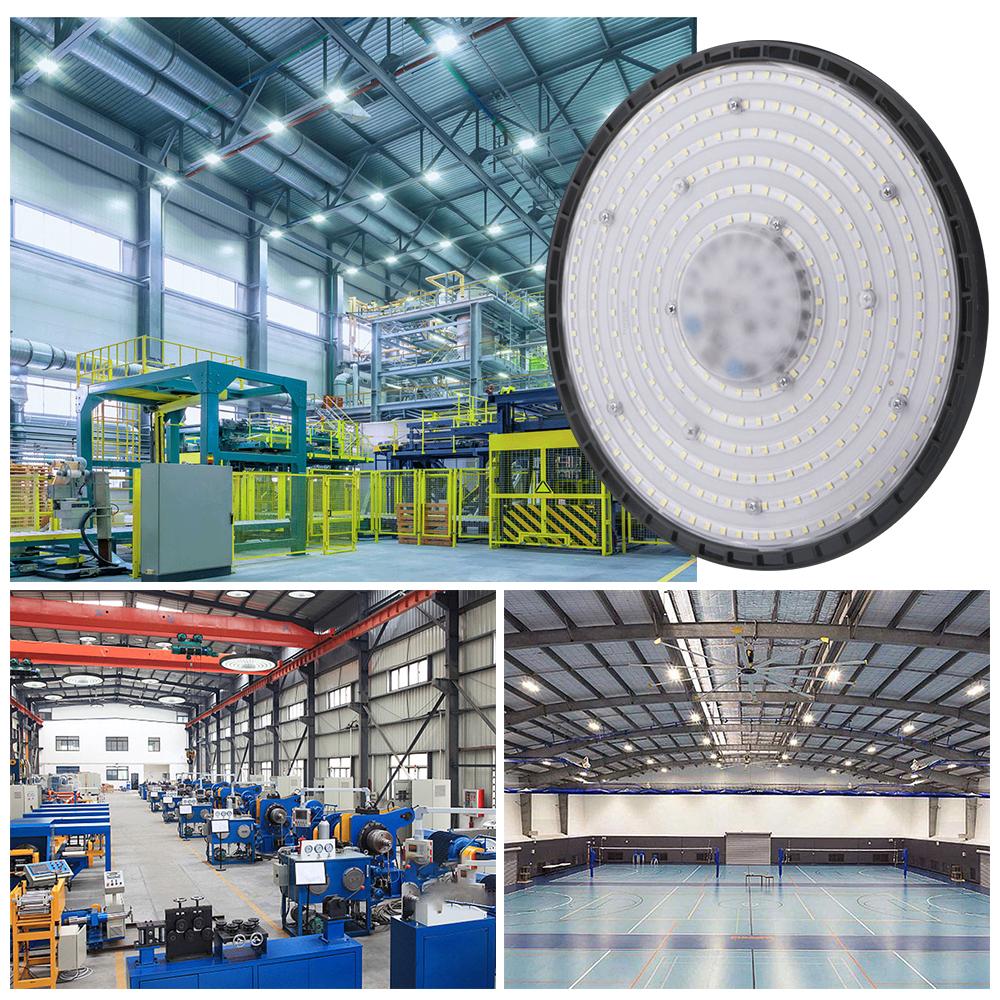 LED High Bay Světlo 100W Tovární Dílenská Světla ABS Průmyslové Osvětlovací Nářadí