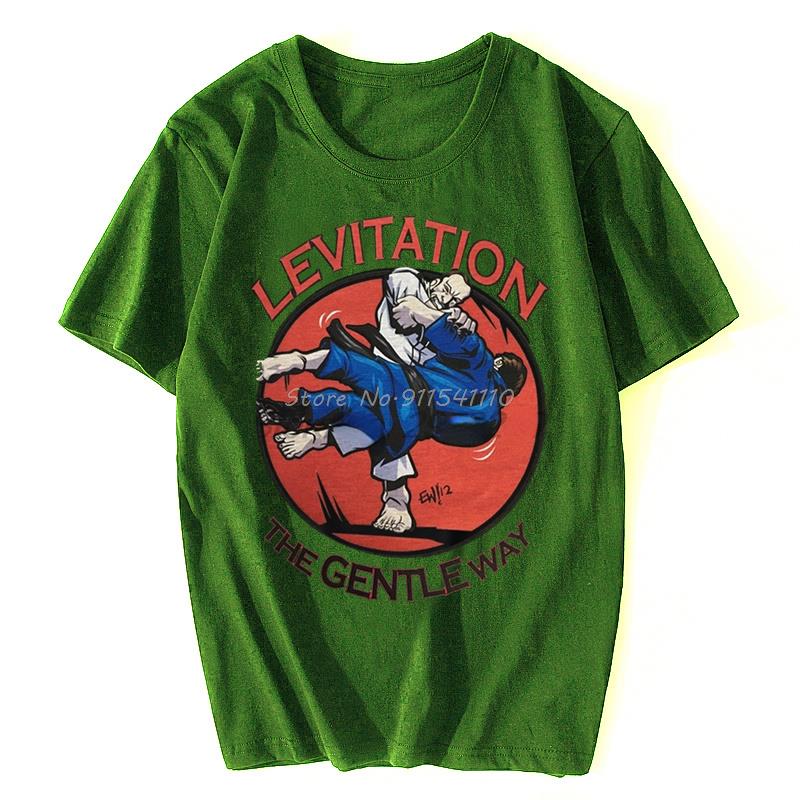 Летняя мужская футболка Городской тренд Узор Дзюдо Джиу-джитсу Рок Хип-хоп Уличный стиль Футболка Узор Дзюдо Футболки с коротким рукавом Одежда 4XL
