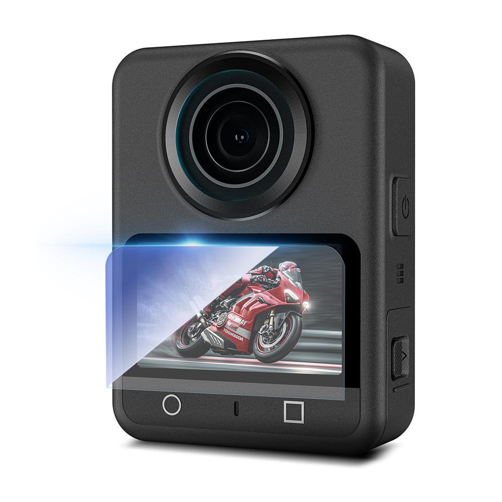2PCs Tempered Film with Hardness Panorama Camera Protective Film Scratch Resistant Tempered Glass Protector for DJI OSMO 360