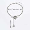 Personality Retro Sliver Color Skull Symbol Tassel Pendant Double-ring Hollowed-out Skull Face Collar Necklace for Women Jewelry