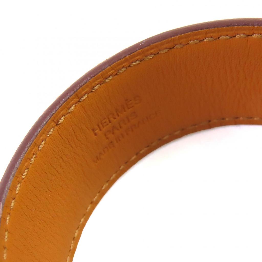 Excellent HERMES bracelet Collier de Chien 24 Bangle leather Women Used