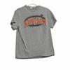 Auburn University Mens Gray Orange T-Shirt Short Sleeve Cotton Printed Size M