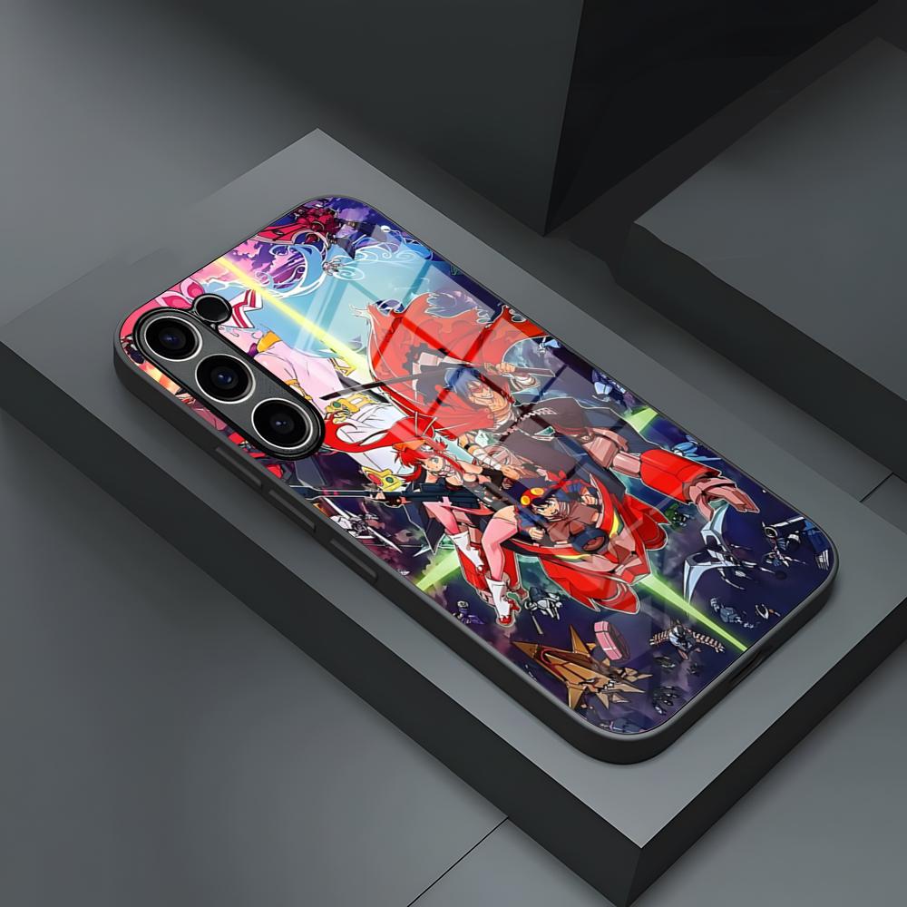 

Gurren Lagann Phone Case For S25 Ultra Samsung S23 S24 Fe S22 S20 S21 Plus A54 A34 A53 A16 Glass Cover Samsung s22plus