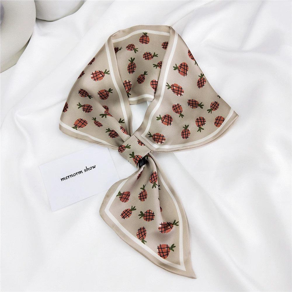 Nové šatky Hodvábne šatky Dámska jarná a jesenná sezóna Dlhé dekoratívne profesionálne šatky Letné tenké štýly spárované s košeľami Štýlové