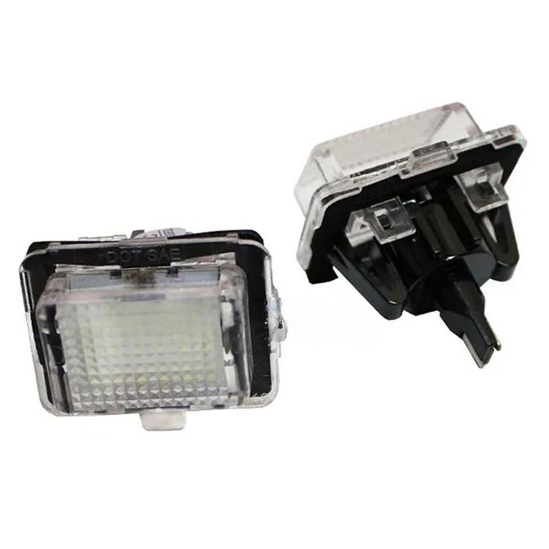 For Mercedes W204 W212 C207 C216 W221 Car Flashing Error Free SMD LED License Plate Light Kit Car License Plate Lights