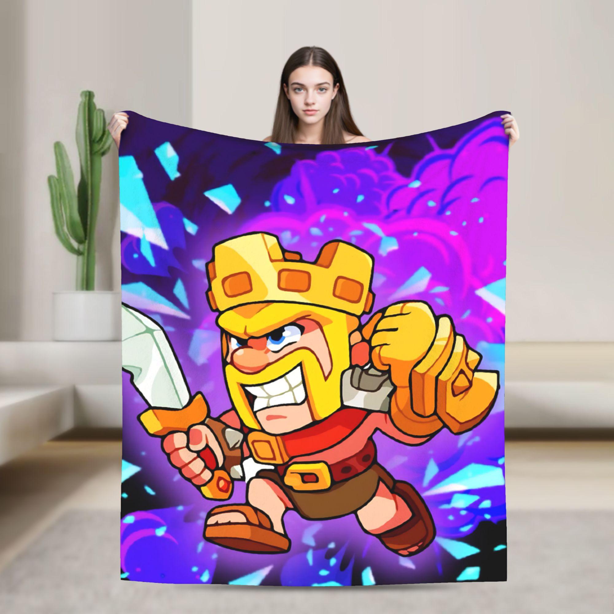 Squad Busters Game Blankets Quality Warm Soft Throw Blanket Winter Picnic Home Decor Novelty Bedspread 75X95CM