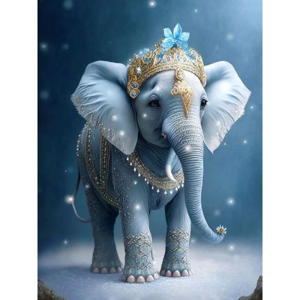 Diamantová malba Full Drill Labuť Slon Kulatý Diamantový obraz Ruční výroba Krásná motýlí květina Vlastní diamantová mozaiková malba Domácí dekorace