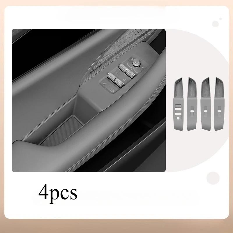 Door Glass Lifting Panel Protective Cover Central Control Silicone Pad Wireless Charging Accessories For Geely Galaxy A7 Tools