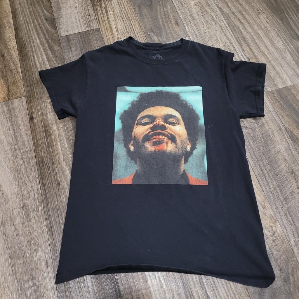 The Weeknd After Hours Tour T Shirt Mens Small Black Abel XO Graphic Rapper Tee Unisex T-Shirt