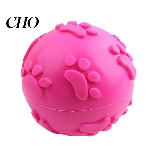 Squeaky Dog Ball Raised Texture Chew Toy Dogs Teeth Cleaning Bite-resistant Relieves Boredom And Anxiety for Puppy Teething Fetch Game Wear-resistant