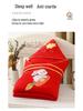 Bright Red Pure Cotton Baby Swaddle for Boys & Girls - Thickened Autumn/Winter Newborn Wrap