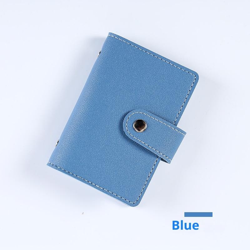 Creative Korean Leather Card Bag Multi-card PU Card Bag Bus Card Campus Card Certificate Storage Bag