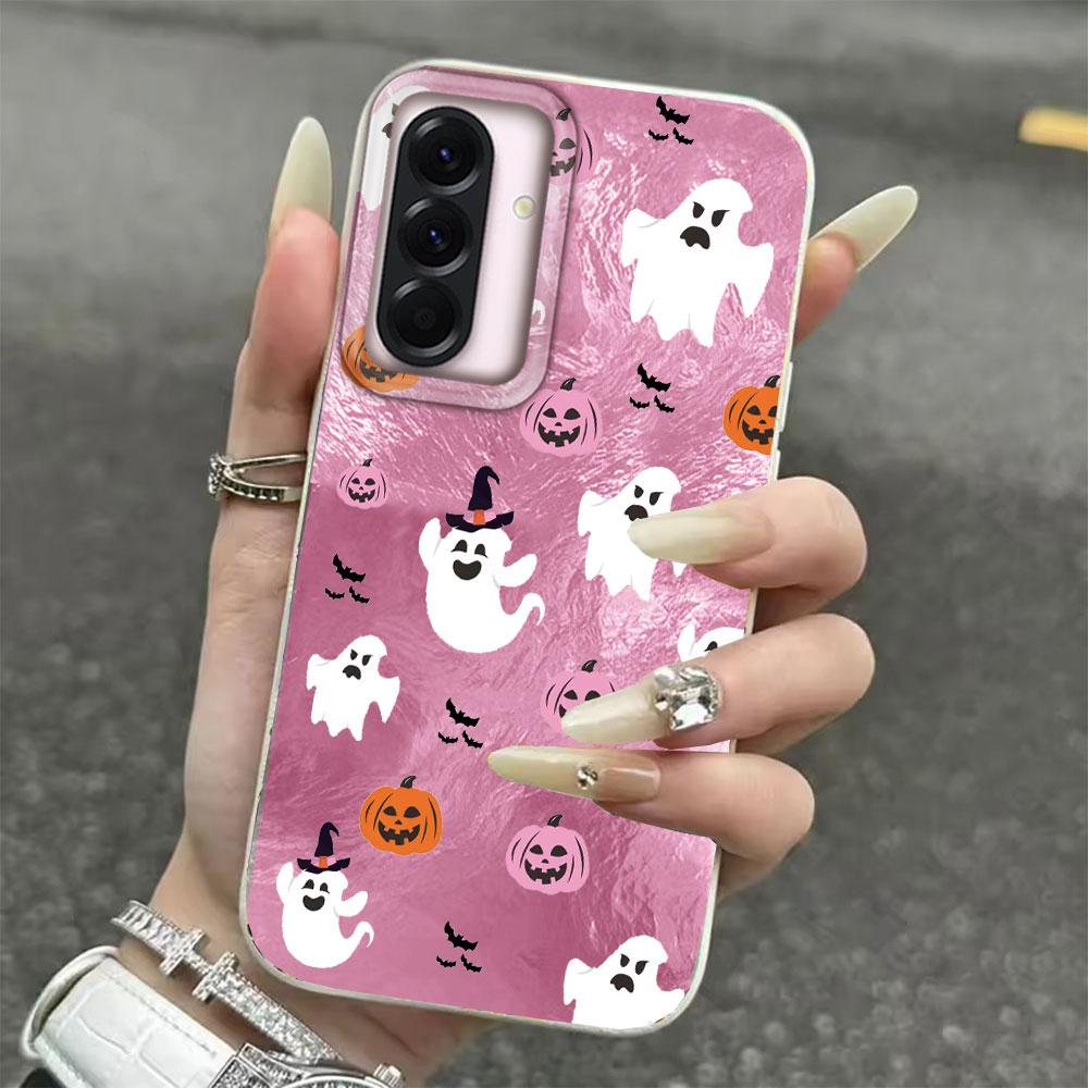 Autumn Halloween Pumpkin Casing Phone Case For Samsung Galaxy A56 A07 A17 A55 A36 A26 A16 A53 A06 A14 A24 A34 A54 A15 A12 Cover