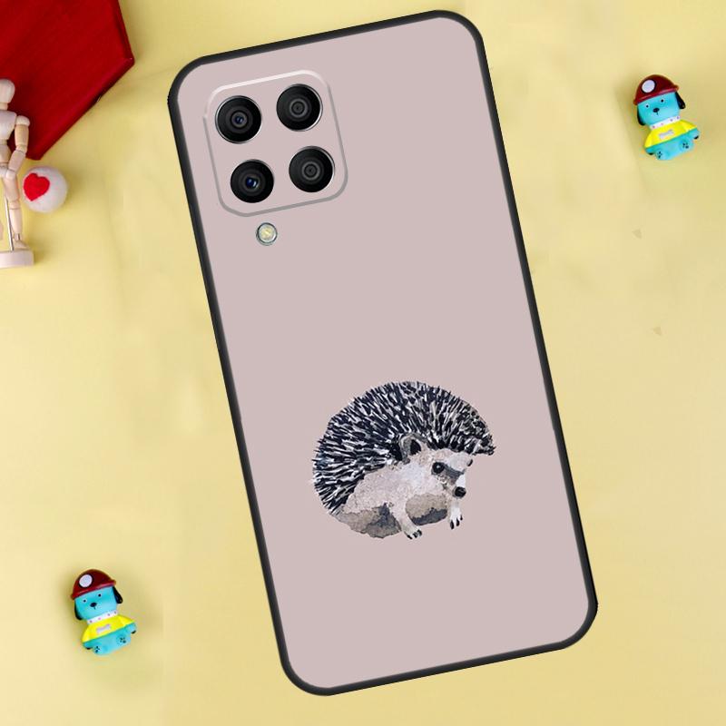 Cute Hedgehog Case For Samsung Galaxy M35 M55 M15 M11 M12 M13 M14 M06 M16 M36 M56 M31 M53 M32 M52 M34 M54