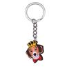 New Arrival Adorable Pet Dogs PVC Soft Keychains Bag Hanging Pendant Car Keyrings Animals Key Chains Accessories Wholesale Gift