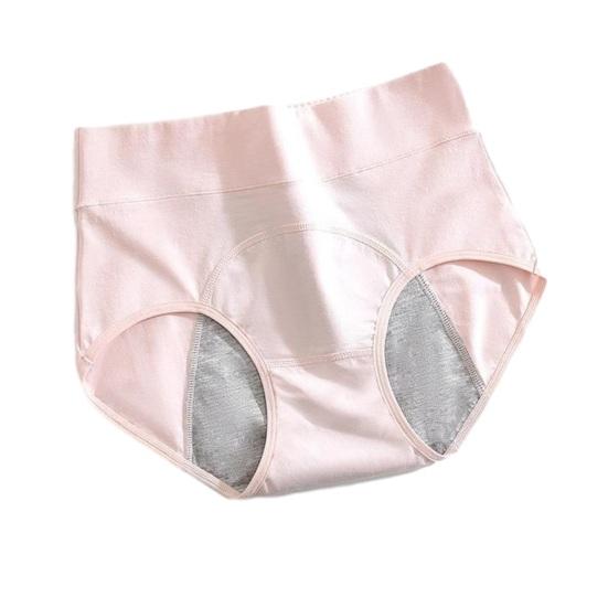

Менструальные трусы для женщин с высокой талией, непромокаемые, хлопковые, менструальные трусики для обильных выделений, послеродовые трусы M