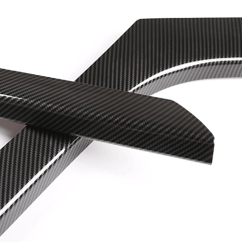 Car Carbon Fiber Grain Center Console Decoration Strips for Land Rover Range Rover Evoque 2012-2018