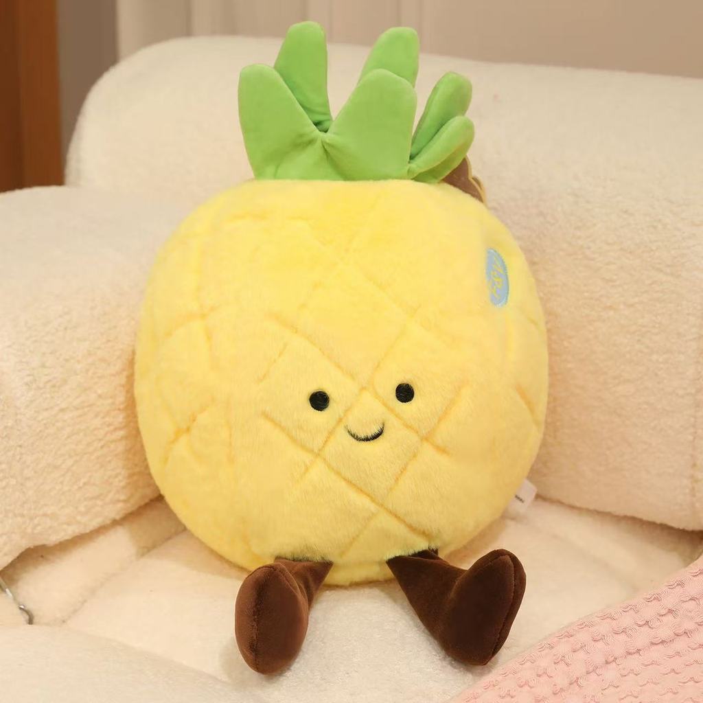 Vegetable Plush Toy Collection For Kids Soft Cotton Filled Cuddle Pillow