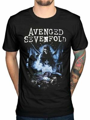 Avenged Sevenfold Recurring Nightmare Vintage Unisex Schwarzes Baumwoll-T-Shirt S-5XL
