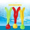 3pcs Kids Plants Toy Sports Swimming Pool Toys Sea Plant Shape Diving Toys Swimming Training Pool