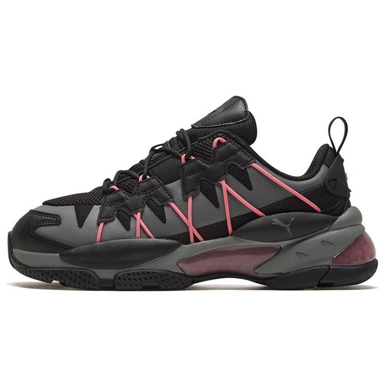 PUMA LQDCELL Omega Striped Knit Black Castlerock Men s 371476-04 EU 38.5