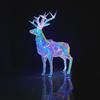 Christmas Laser Magic Elk: Outdoor Luminous Deer Decoration for Malls and Bars