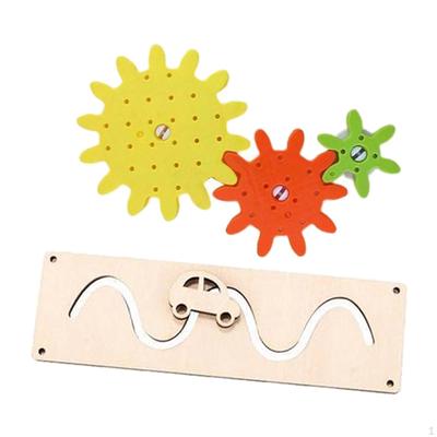 2Pcs Busy Board DIY Accessories Gears Car Montessori Fine Motor Skill Educational Toys Kids Learning