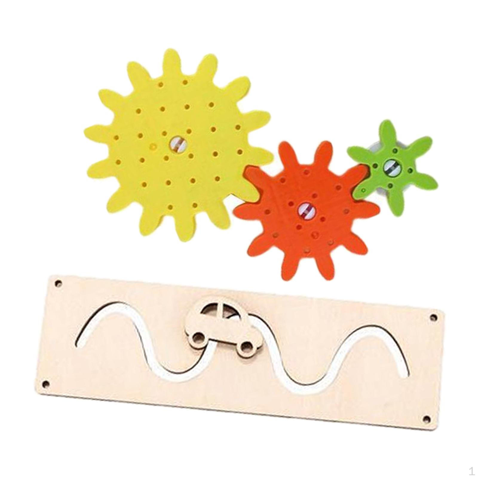 

2Pcs Busy Board DIY Accessories Gears Car Montessori Fine Motor Skill Educational Toys Kids Learning