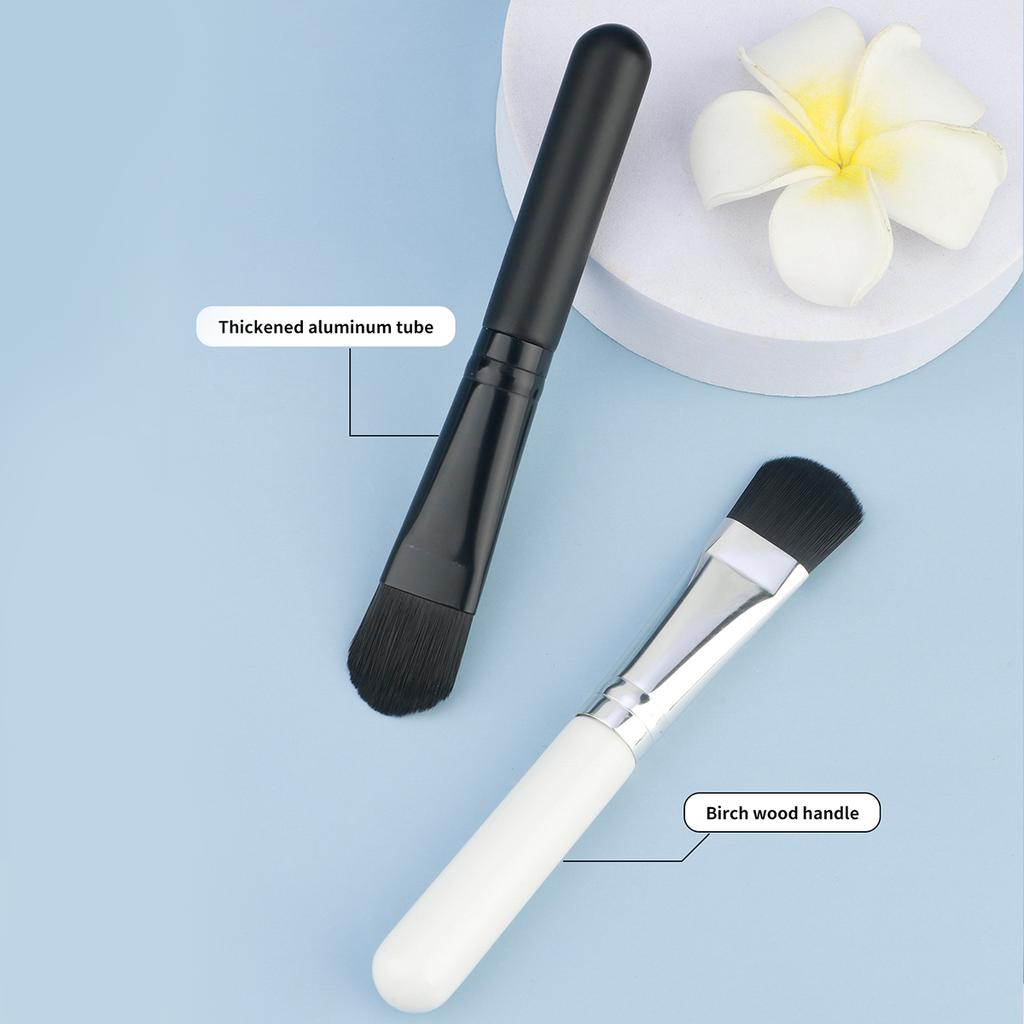 Face Mask Brush Flat Soft Hair Facial Cleansing Skin Care Blender Foundation Applicator Concealer Brush Beauty Makeup Tool